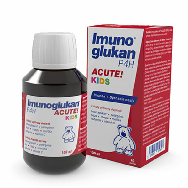 IMUNOGLUKAN P4H Acute! Kids sirup 100 ml porovnat ceny