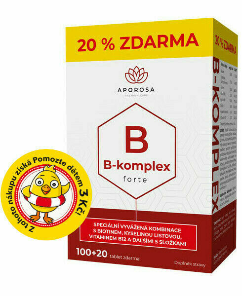 APOROSA prémiový B-komplex forte 120 tablet porovnat ceny