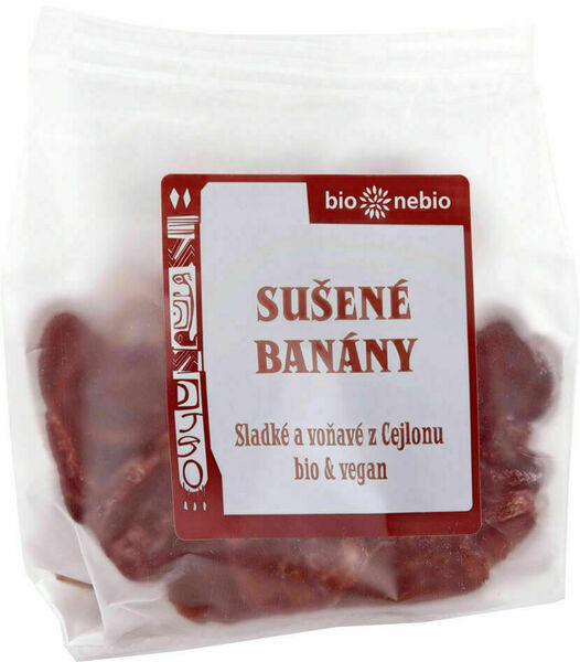 Bio nebio  Bio*nebio Bio sušené banány plátky 100g porovnat ceny