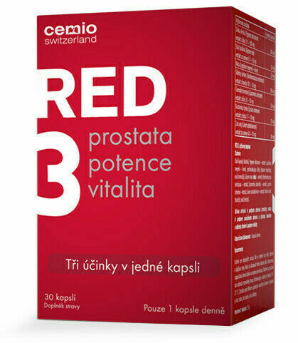 Cemio RED3 30 kapslí porovnat ceny