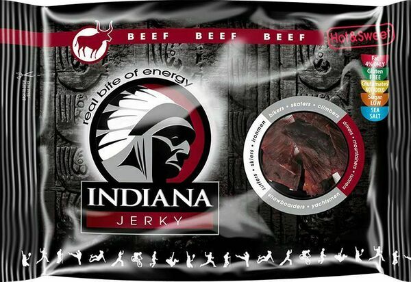 Indiana Jerky Hovězí Hot&Sweet 100g porovnat ceny