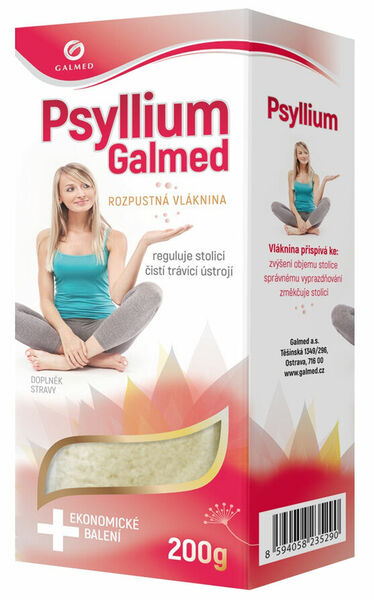 Psyllium indická rozpustná vláknina Galmed 200g porovnat ceny