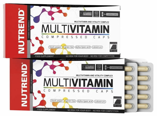 Nutrend MULTIVITAMIN COMPRESSED CAPS 60kapslí porovnat ceny
