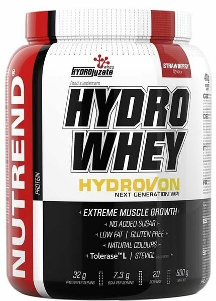 Nutrend  HYDRO WHEY, 800 g, jahoda porovnat ceny