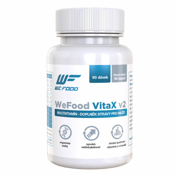 WEFOOD Multivitamín VitaX v2 pro Muže 120 kapslí porovnat ceny