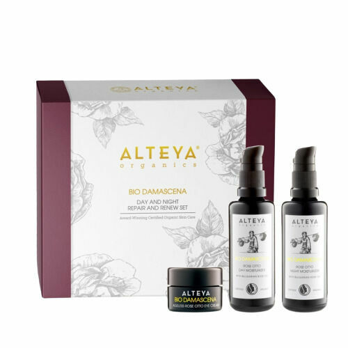 Alteya Organics  Alteya Dárkový set luxusní regenerační a obnovující péče o pleť BIO porovnat ceny