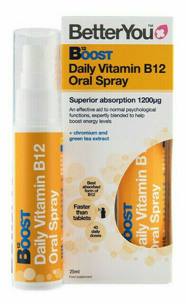 BetterYou Vitamín B12 1200mcg Orální sprej 25ml porovnat ceny