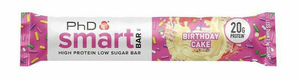 PhD Nutrition Smart Bar birthday cake 64g porovnat ceny
