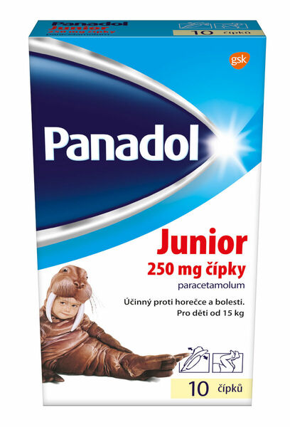 Panadol Junior 250mg čípky 10ks porovnat ceny
