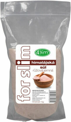 4slim Himalájská sůl růžová jemná 1kg porovnat ceny