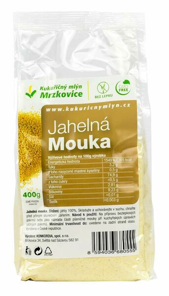 Kukuřičný mlýn Mrzkovice Jahelná mouka hladká 400g porovnat ceny