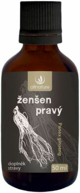 Allnature Ženšen pravý bylinné kapky 50ml porovnat ceny