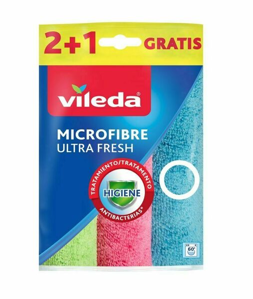 Vileda Microfibre Ultra Fresh mikrohadřík 2+1 ks porovnat ceny