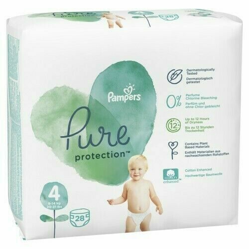 Pampers Pure protection S4 28ks porovnat ceny