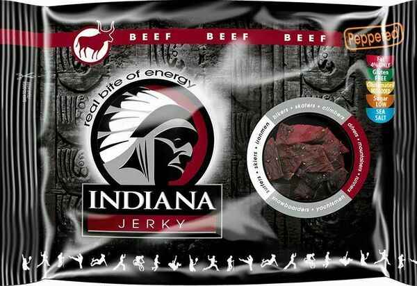 Indiana Jerky Hovězí Peppered 100g porovnat ceny