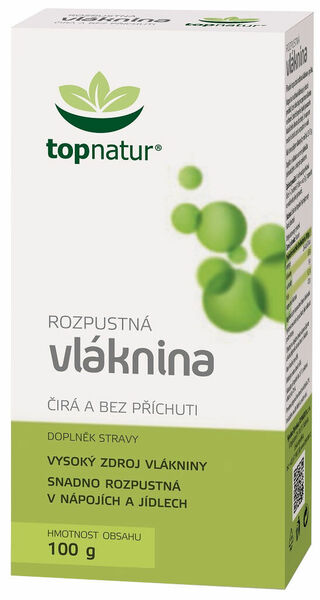 Topnatur Vláknina rozpustná 100g porovnat ceny