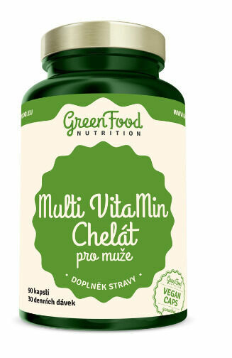 GreenFood Nutrition Multi VitaMin Chelate pro muže 90cps porovnat ceny
