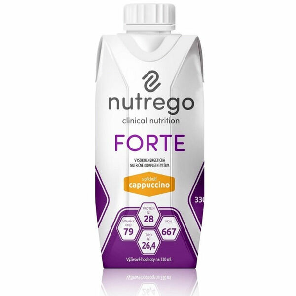 NUTREGO FORTE Výživa 12 x 330 ml, Příchuť: Cappuccino porovnat ceny
