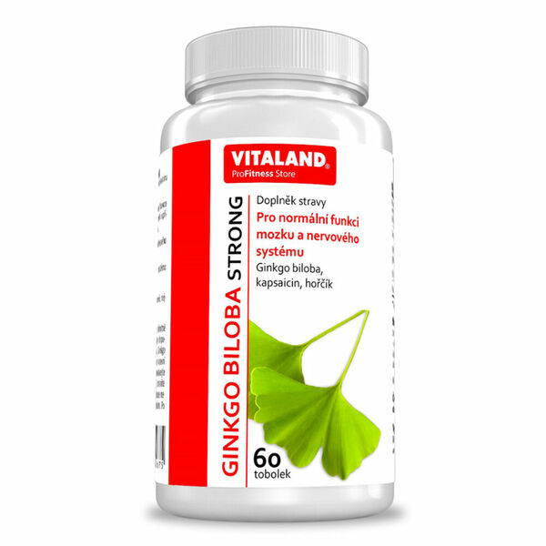 VITALAND Ginkgo biloba strong 60 tobolek porovnat ceny