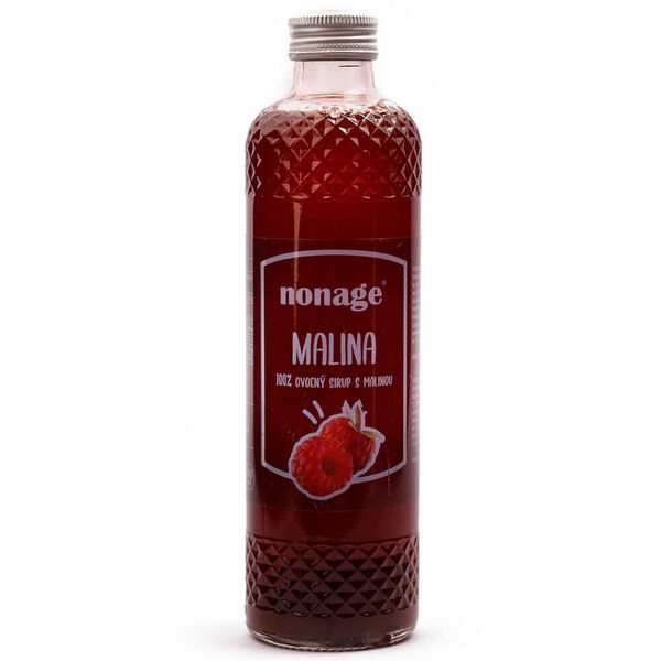 NONAGE Malinový ovocný sirup 330 ml porovnat ceny