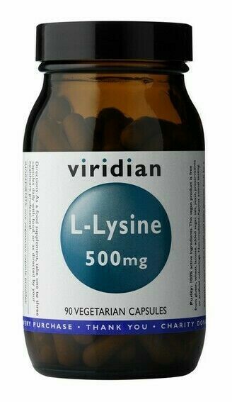 Viridian L-Lysine 90 kapslí porovnat ceny
