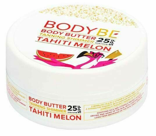 Bodybe Opalovací máslo s třpytivým efektem SPF 25 - Tahiti Meloun 150ml porovnat ceny