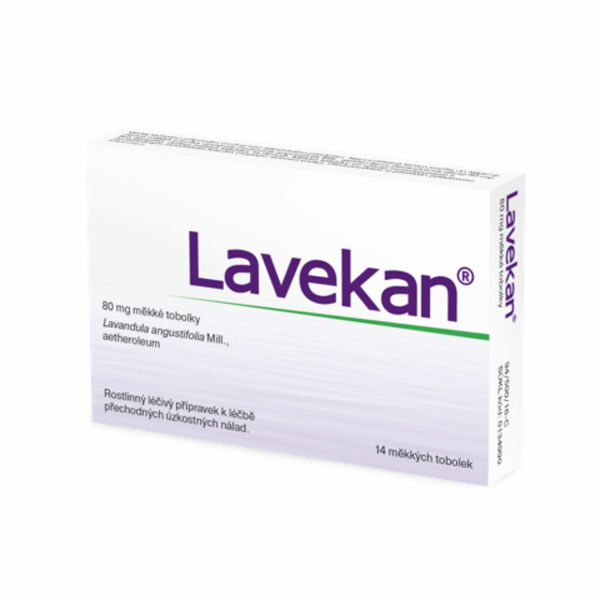 LAVEKAN 80 mg K léčbě úzkostných nálad 14 kapslí porovnat ceny