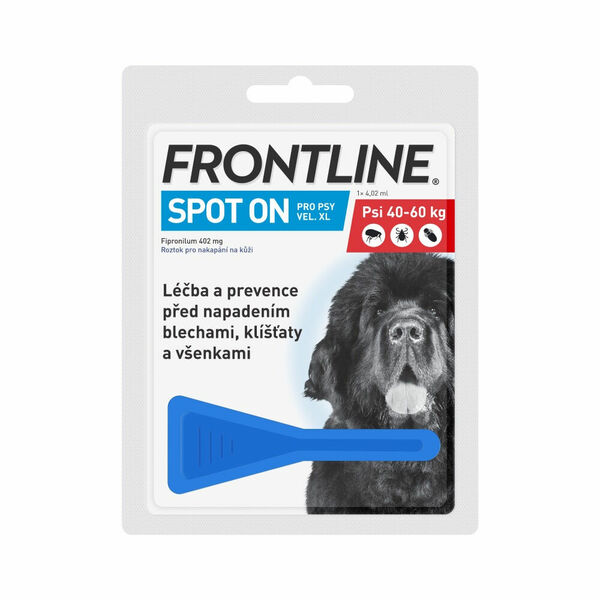 FRONTLINE Spot-on pro psy XL (40-60 kg) 1x4,02 ml porovnat ceny