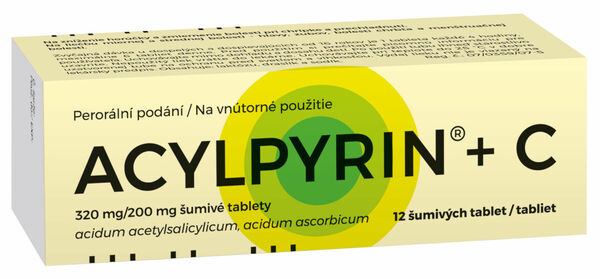 Acylpyrin + C 12 šumivých tablet porovnat ceny