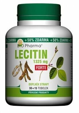 BIO Pharma Lecitin Forte 1325mg 30+15 tobolek porovnat ceny