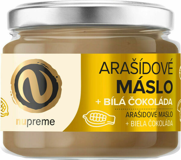Nupreme Arašídové máslo s bílou čokoládou 220g porovnat ceny