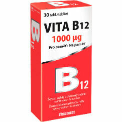 Vita B12 1mg tbl. 30 porovnat ceny