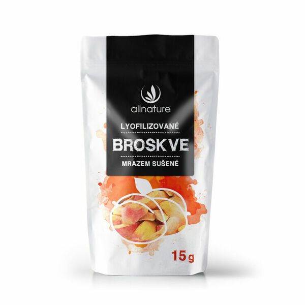 Allnature Broskev sušená mrazem plátky 15g porovnat ceny