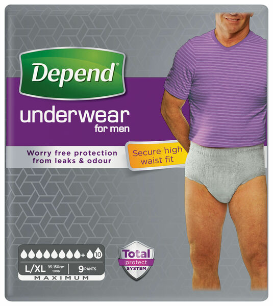 Depend Maximum pro muže L/XL natahovací kalhotky 9 ks porovnat ceny