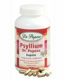 Dr.Popov Psyllium 120 kapslí porovnat ceny