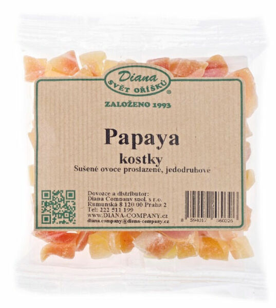 Diana Company Papaya kostky vakuum 1kg porovnat ceny