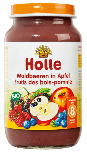 Holle bio dětská přesnídávka Lesní plody v jablku porovnat ceny