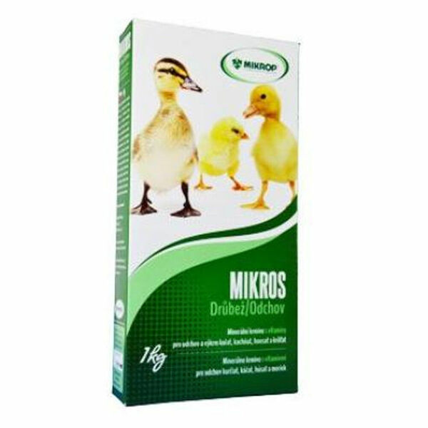 MIKROS Drůbež prášek 1 kg krabička porovnat ceny