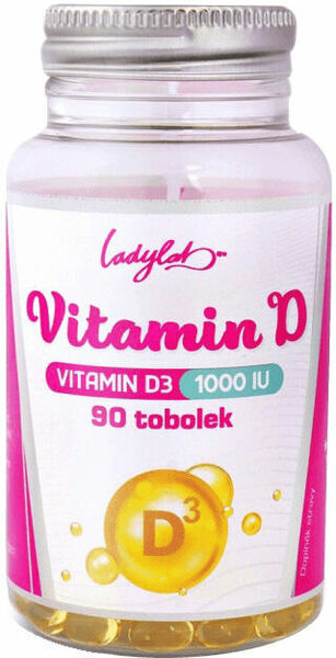 LadyLab Vitamin D 90 tobolek porovnat ceny