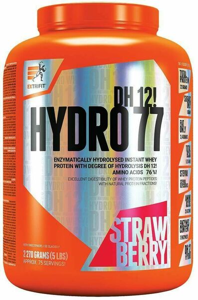 Extrifit Hydro 77 DH 12 2,27kg jahoda porovnat ceny