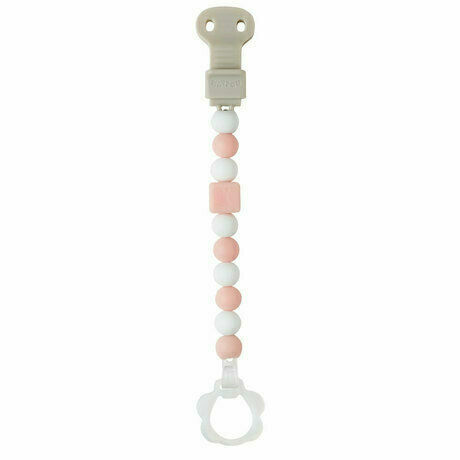 Nattou Klip silikonový Lapidou light pink-white porovnat ceny