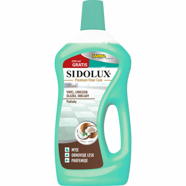 Sidolux Premium Floor Care Kokos & máta čistič podlah vinyl, linoleum, dlažba 1l porovnat ceny