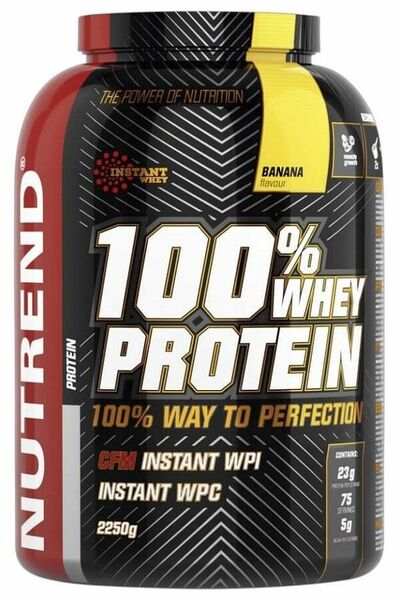 NUTREND 100% Whey Protein banán 2250g porovnat ceny