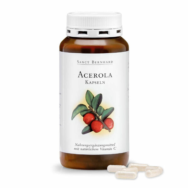 SANCT BERNHARD Acerola přírodní vitamin C 300 kapslí porovnat ceny