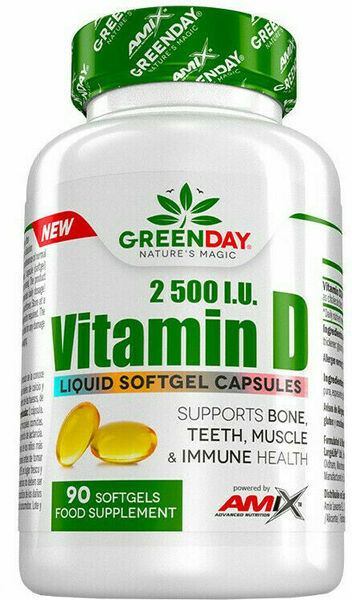 Amix Vitamin D 2500 I.U., 90 kapslí porovnat ceny