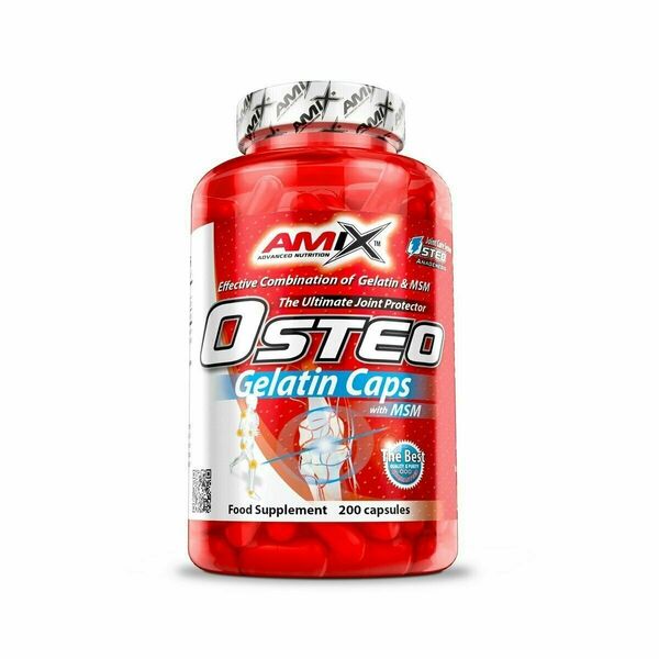 Amix Osteo Gelatin + MSM, 200 kapslí porovnat ceny