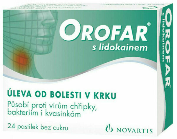 Orofar 1mg pastilky bez cukru 24ks porovnat ceny