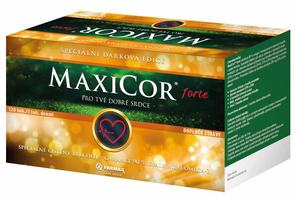 Farmax  MaxiCor forte dárkové balení 120 tobolek porovnat ceny
