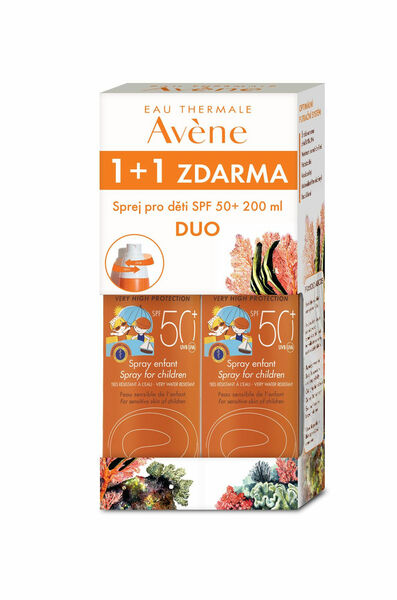 Avene Sprej pro děti SPF50+ duopack 2x200 ml porovnat ceny