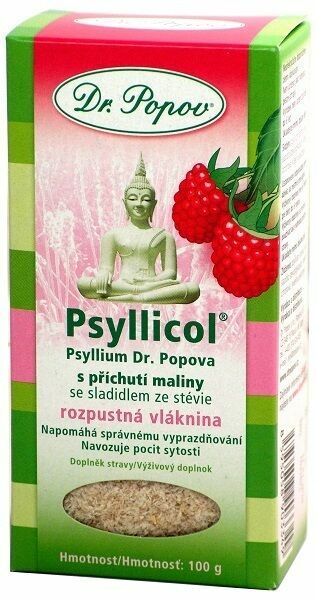 Dr.Popov Psyllicol příchuť malina 100g porovnat ceny